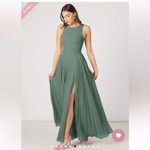 Azazie Eucalyptus Bridesmaid Dress